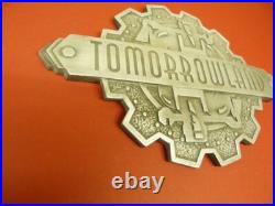 Walt Disney World TOMORROWLAND Magic Kingdom Trashcan Plaque Prop Sign Display Walt Disney World TOMORROWLAND Magic Kingdom Trashcan Plaque Prop Sign Display