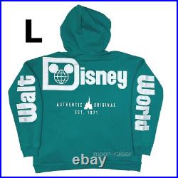 Walt Disney World Teal Zip Hoodie Adult LARGE Walt Disney World Teal Zip Hoodie Adult LARGE