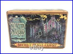 Walt Disney World The Haunted Mansion Vintage Wooden Secret Panel Chest Rare
