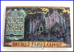 Walt Disney World The Haunted Mansion Vintage Wooden Secret Panel Chest Rare