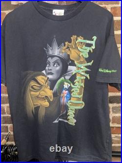 Walt Disney World The Wicked Queen Maleficent Snow White 90s Vintage Shirt-XL