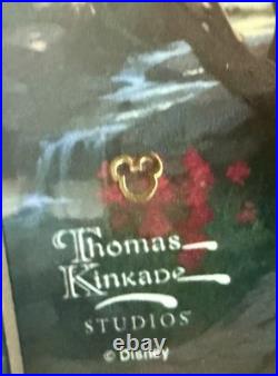 Walt Disney World Thomas Kinkade Four Parks One World Print Art 14x18NEW