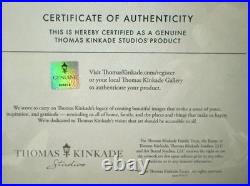 Walt Disney World Thomas Kinkade Four Parks One World Print Art 14x18NEW