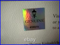 Walt Disney World Thomas Kinkade Four Parks One World Print Art 14x18NEW