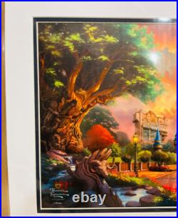 Walt Disney World Thomas Kinkade Studios Disneyworld Four Parks One Land Print