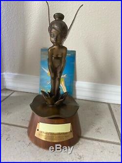 Walt Disney World Tinker Bell 25 Yr Bronze Service Award 1974 Provocative Statue