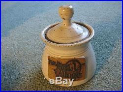 Walt Disney World Village Pottery Stoneware Tea Set signed McDaniel, Handmade