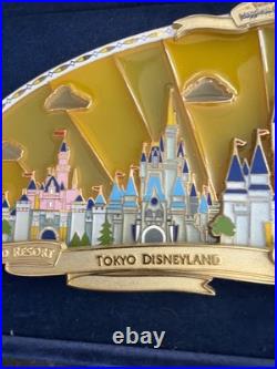 Walt Disney World WDW Happiest Celebration On Earth Castle Jumbo Pin LE1500