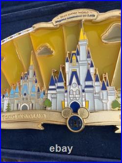 Walt Disney World WDW Happiest Celebration On Earth Castle Jumbo Pin LE1500
