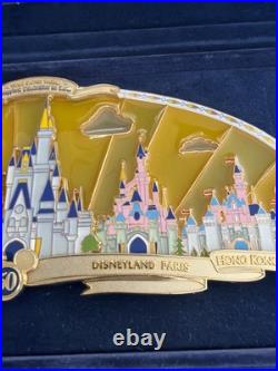 Walt Disney World WDW Happiest Celebration On Earth Castle Jumbo Pin LE1500