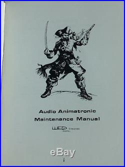 Walt Disney World WED Imagineering Audio Animatronic Maintenance Reference Guide