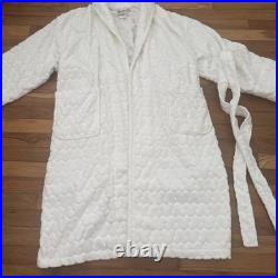 Walt Disney World Waffle 100% Cotton Bath Robe With belt White Size One Size