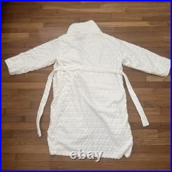 Walt Disney World Waffle 100% Cotton Bath Robe With belt White Size One Size