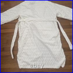 Walt Disney World Waffle 100% Cotton Bath Robe With belt White Size One Size
