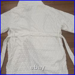 Walt Disney World Waffle 100% Cotton Bath Robe With belt White Size One Size