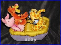Walt Disney World Winnie The Pooh Ride Car Stuffed Plush Heffalump Tigger Piglet