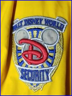 Walt Disney World XL Yellow Cintas Security Cast Member Exclusive Uniform Jacket