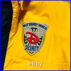 Walt Disney World XL Yellow Cintas Security Cast Member Exclusive Uniform Jacket