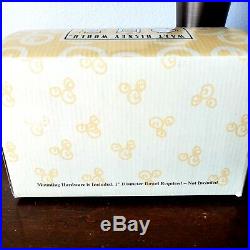 Walt Disney World at Home MICKEY MOUSE HANDS Ceramic Towel Rod Bar Holder NEW