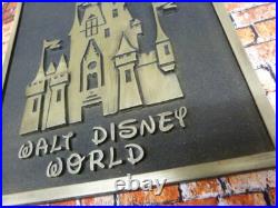 Walt Disney World castle plaque