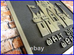Walt Disney World castle plaque