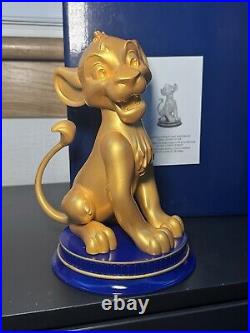 Walt Disney world 50th Anniversary Lion King Simba Statue 2022