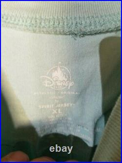 Walt Disney world Spirit Jersey Aqua Arendelle Frozen Blue Top Shirt XL Rare