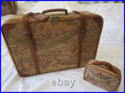 Walt Disney x McDonald's Attache Brief case & Cosmetics Bag Novelty Vintage Rare