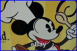 Walt Disneyland-World Mickey's Chocolate Factory Brand Metal Sign-Disney Classic