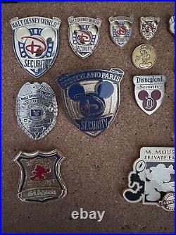 Walt Disneyland and Disney World Security Trading Pins