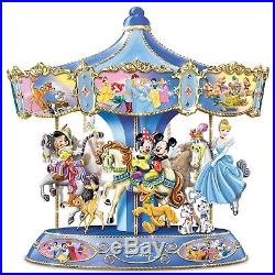Wonderful World Of Disney Walt Disney's Classic Characters Musical Carousel b